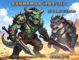 怪物猎人荒野双武器饰品，终盘怎么玩，珠子怎么刷，历战怪物打不过怎么办