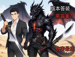 大佬们，怪物猎人荒野黑蚀龙套装为啥是版本答案？片手剑和双刀怎么配装伤害最高？