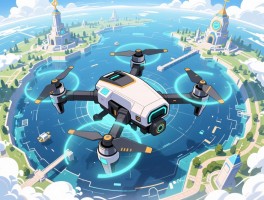 无限法则无人机单次上帝视角曝光