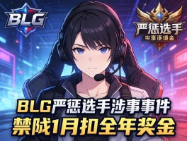 BLG严惩选手涉事事件禁赛1月扣全年奖金