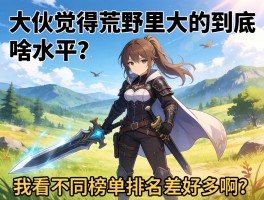 大伙觉得荒野里大剑到底啥水平？我看不同榜单排名差好多啊