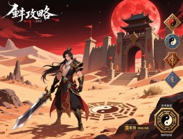 剑灵格鲁族古城攻略，红月沙漠怎么进，世界BOSS刷新时间，八卦牌如何搭配