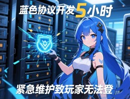 蓝色协议开服5小时突发服务器故障紧急维护致玩家无法登