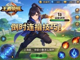 王者荣耀倒数连招技巧，如何设置技能读秒，冷却小数怎么开启？