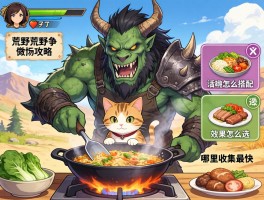 怪物猎人荒野做饭攻略,猫饭食材怎么搭配,烹饪效果怎么选,哪里收集食材最快