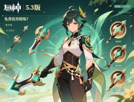 原神5.3版本的活动武器是些啥，活动武器怎么获得,属性适合谁,免费武器值得精炼吗
