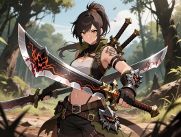 双刀配装荒野怪物猎人,百会流怎么玩,属性双刀怎么配,麻痹双刀怎么用