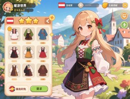 暖暖环游世界攻略奥地利丨区域关卡怎么过,五星搭配怎么选,奥地利特色服饰怎么收集