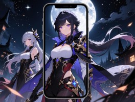 永夜降临复苏二次元壁纸,有哪些角色壁纸,如何获取高清壁纸,手机和电脑壁纸有什么区别