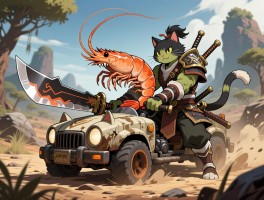 怪物猎人荒野武器梗,虾头太刀侠是什么,为什么叫猫车