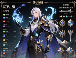 法爷攻略艾尔登法环，法爷开局选什么职业，法师加点顺序怎么安排，法师毕业装备如何搭配