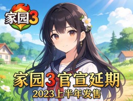 家园3官宣延期至2023上半年发售