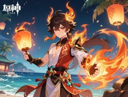 原神5.3版本前瞻直播兑换码有效期多久,海灯节福利怎么领,火神技能强不强