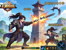 王者荣耀钟馗钻塔连招技巧,如何提高钩子命中率,怎样利用防御塔击杀,塔下反杀怎么操作