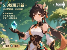 5.3版本更新时间是几点原神,维护到几点结束,补偿多少原石,新角色什么时候能抽