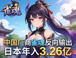 中国厂商雀魂反向输出日本年入3.26亿