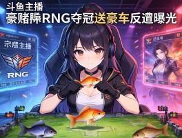 斗鱼主播豪赌RNG夺冠送豪车反遭曝光
