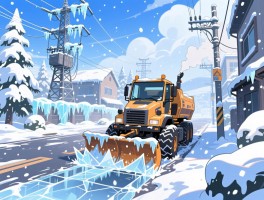 覆雪清除难题,如何预防道路结冰,电网除冰新技术有哪些