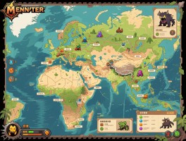 怪物猎人荒野地图详解，地图究竟有多大，各地图资源如何分布，探索路线怎么规划