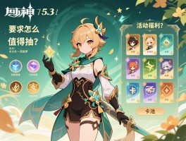 原神5.3版本介绍,新角色怎么选,活动福利有哪些,卡池值得抽吗