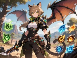 怪物猎人荒野猫选什么技能,技能怎么搭配,艾露猫技能怎么获得,护锁刃龙α套装怎么样