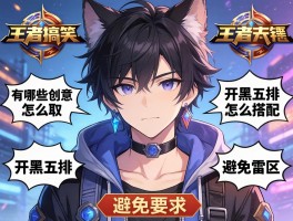 王者名字搞笑怎么取,有哪些创意类型,开黑五排怎么搭配,如何避免雷区
