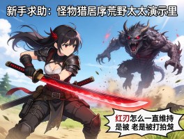 新手求助！怪物猎人荒野太刀演示里红刃怎么一直维持？老是被怪拍飞