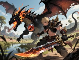 怪物猎人荒野新怪技能揭秘，黑炎怎么打,沼喷龙毒气囊怎么破,锁刃龙招式怎么躲