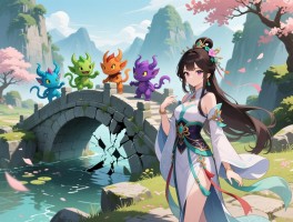 妙笔千山太真攻略，四色精怪怎么收集，石桥断裂如何过关，太真身份有何秘密