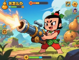 葫芦娃大冒险游戏卡关怎么办？开大炮模式有啥隐藏技巧求指点！