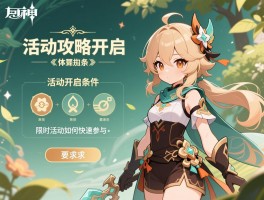 原神活动攻略开启,活动开启条件是什么,限时活动如何快速参与
