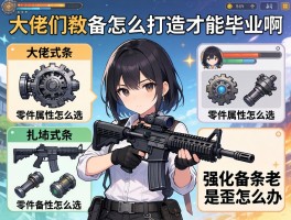 大佬们，机械武器怎么打造才能毕业啊，零件属性怎么选，强化词条老是歪怎么办