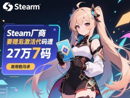 Steam厂商捐赠27万激活码遭