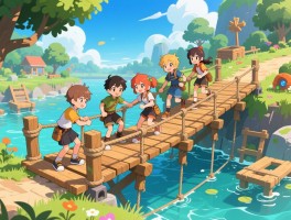 搭木桥攻略：材料怎么选,结构如何稳定,承重怎么加强,团队如何协作