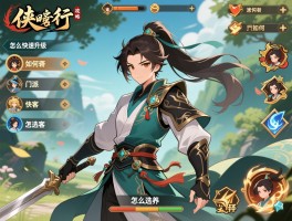 侠客行攻略，怎么快速升级,门派如何选择,侠客怎么培养