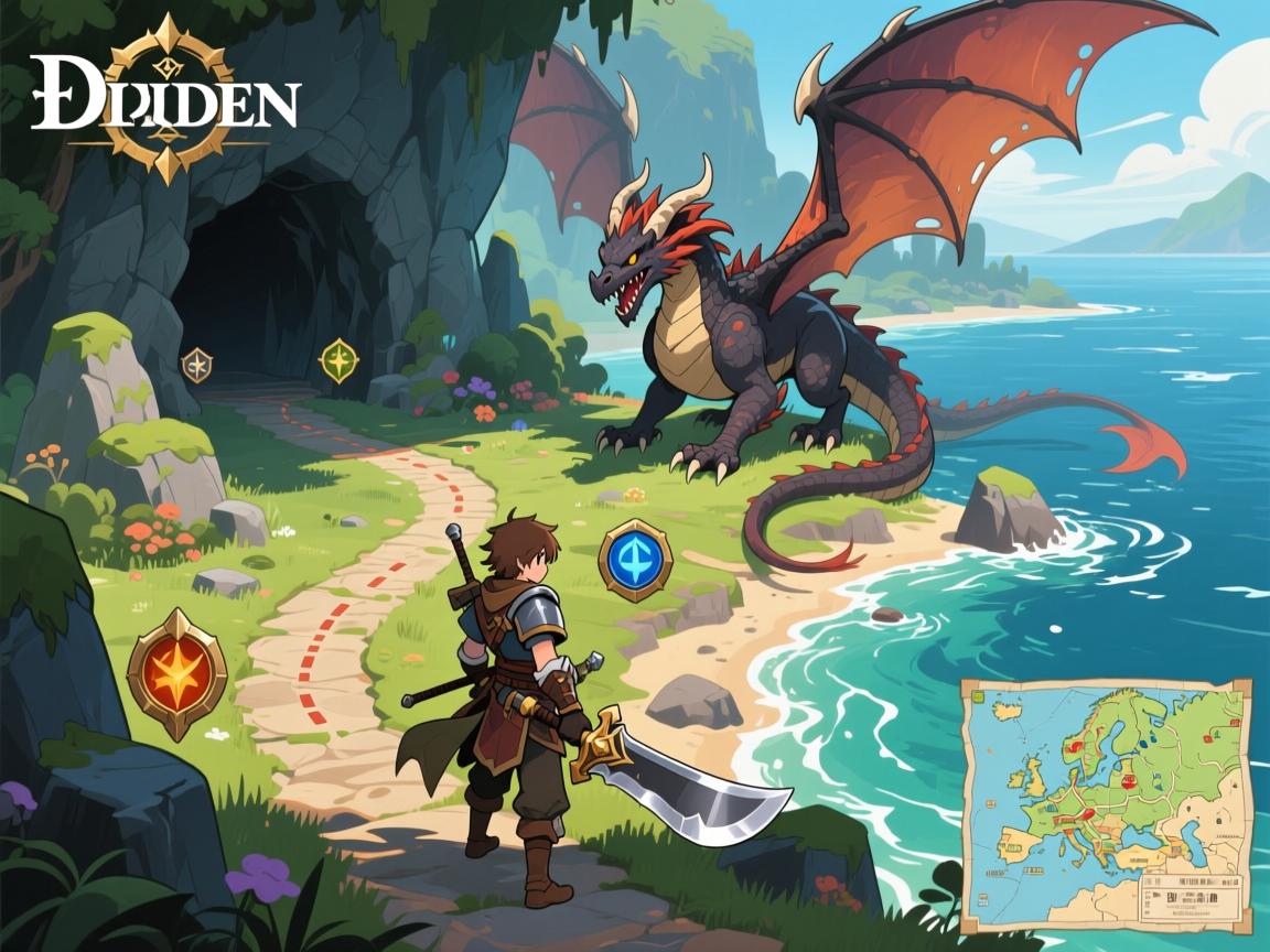 艾尔登法环龙洞路线怎么走,猎龙大刀如何获取,南方海岸地图在哪? 艾尔登法环龙洞路线怎么走,猎龙大刀如何获取,南方海岸地图在哪?