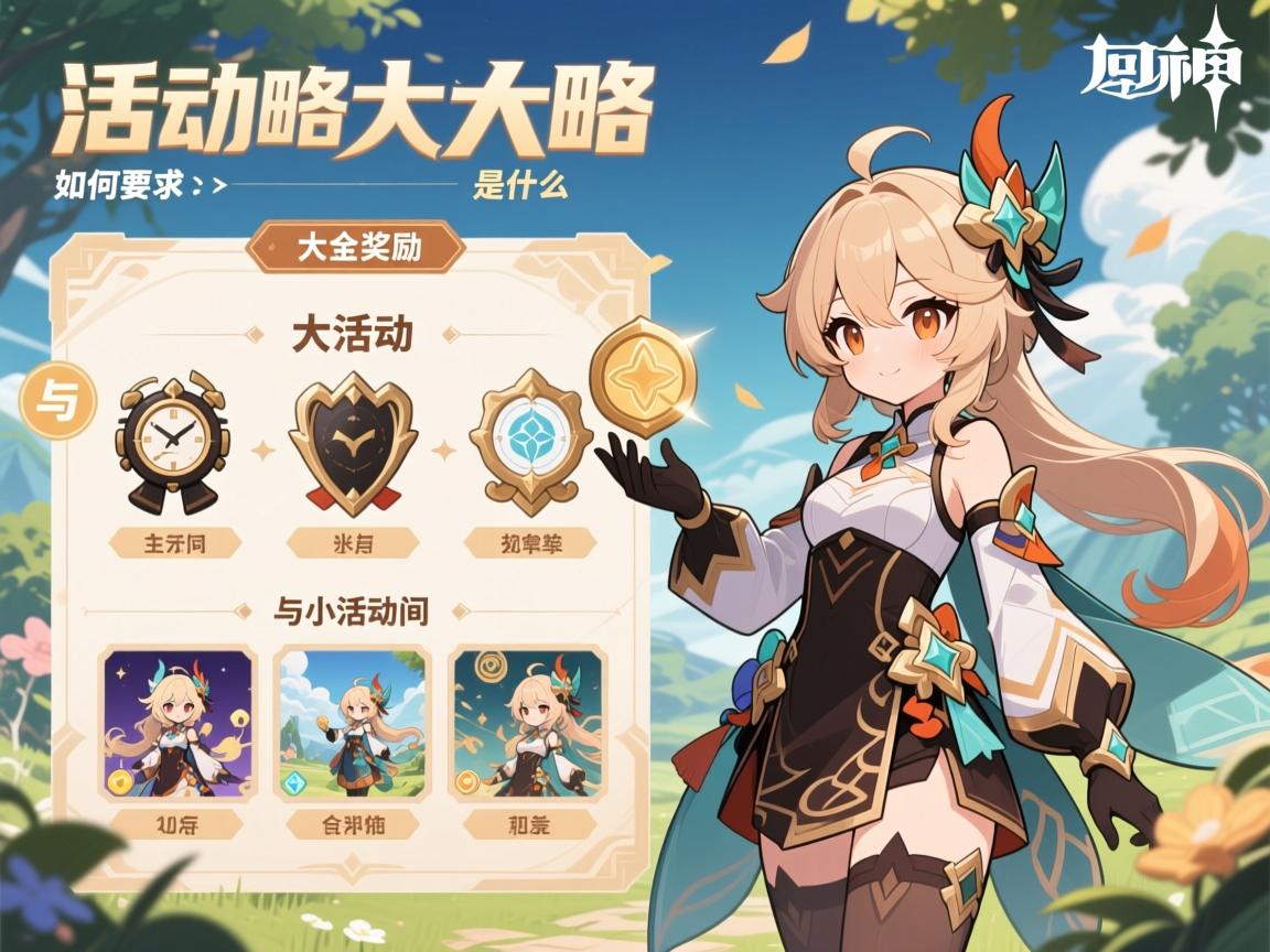 原神活动攻略大活动,如何规划时间拿全奖励,大活动与小活动区别是什么 原神活动攻略大活动,如何规划时间拿全奖励,大活动与小活动区别是什么