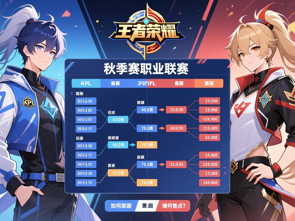KPL王者荣耀秋季赛职业联赛赛程表,如何获取最新对阵时间,有哪些焦点对决? KPL王者荣耀秋季赛职业联赛赛程表,如何获取最新对阵时间,有哪些焦点对决?