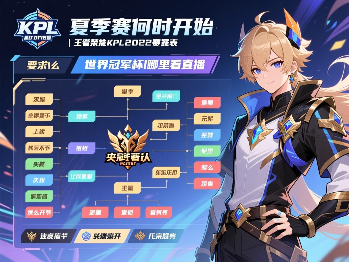 王者荣耀KPL2022赛程表丨夏季赛何时开始,世界冠军杯怎么分组,哪里看直播 王者荣耀KPL2022赛程表丨夏季赛何时开始,世界冠军杯怎么分组,哪里看直播