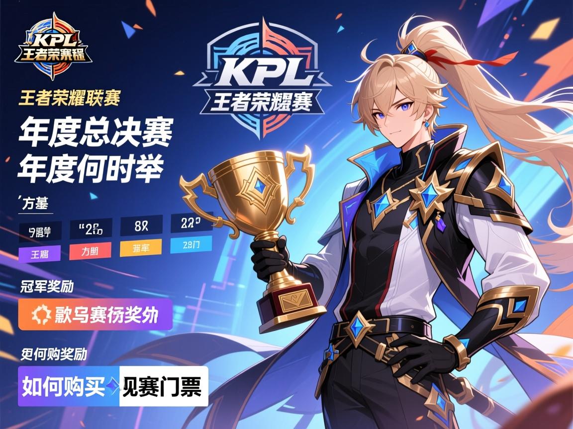 KPL王者荣耀联赛赛程,年度总决赛何时举行,冠军奖励有哪些,如何购买观赛门票 KPL王者荣耀联赛赛程,年度总决赛何时举行,冠军奖励有哪些,如何购买观赛门票