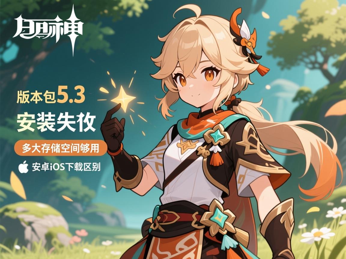 原神5.3版本包,安装失败怎么办,多大存储空间够用,安卓iOS下载区别 原神5.3版本包,安装失败怎么办,多大存储空间够用,安卓iOS下载区别