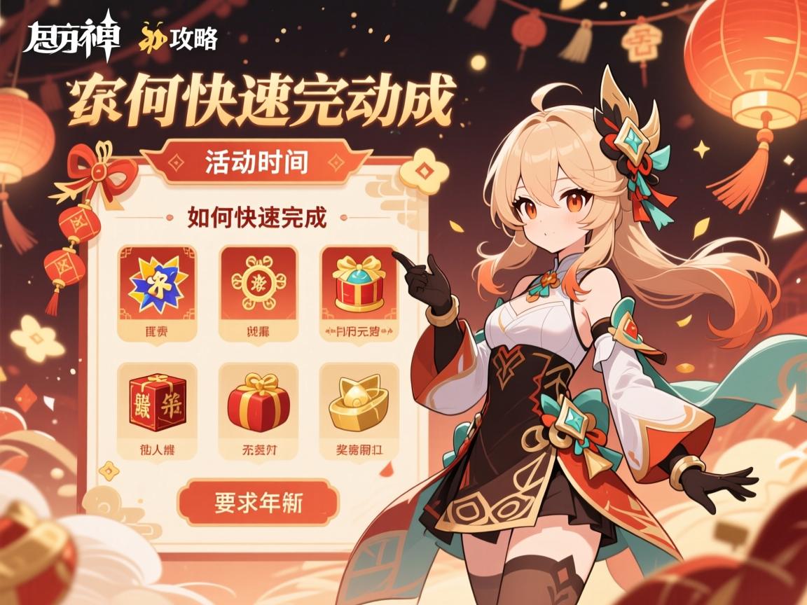 新年活动原神攻略,活动时间是什么时候,奖励内容有哪些,如何快速完成 新年活动原神攻略,活动时间是什么时候,奖励内容有哪些,如何快速完成