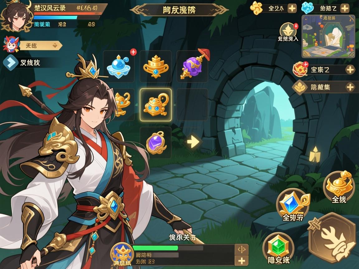 楚汉风云录攻略,双线选择有什么区别,全宝物如何收集,隐藏关卡怎么进入 楚汉风云录攻略,双线选择有什么区别,全宝物如何收集,隐藏关卡怎么进入