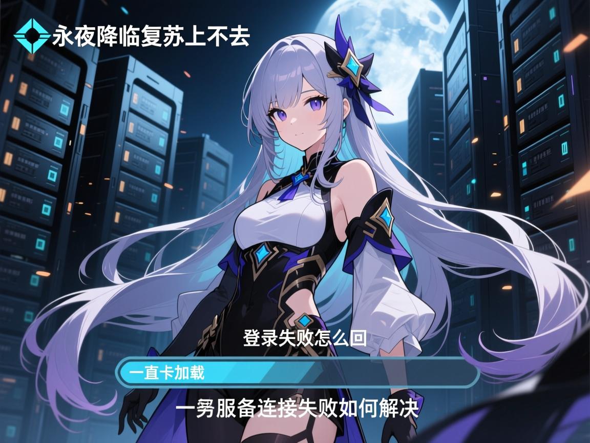 永夜降临复苏上不去,登录失败怎么回事,一直卡加载怎么办,服务器连接失败如何解决
