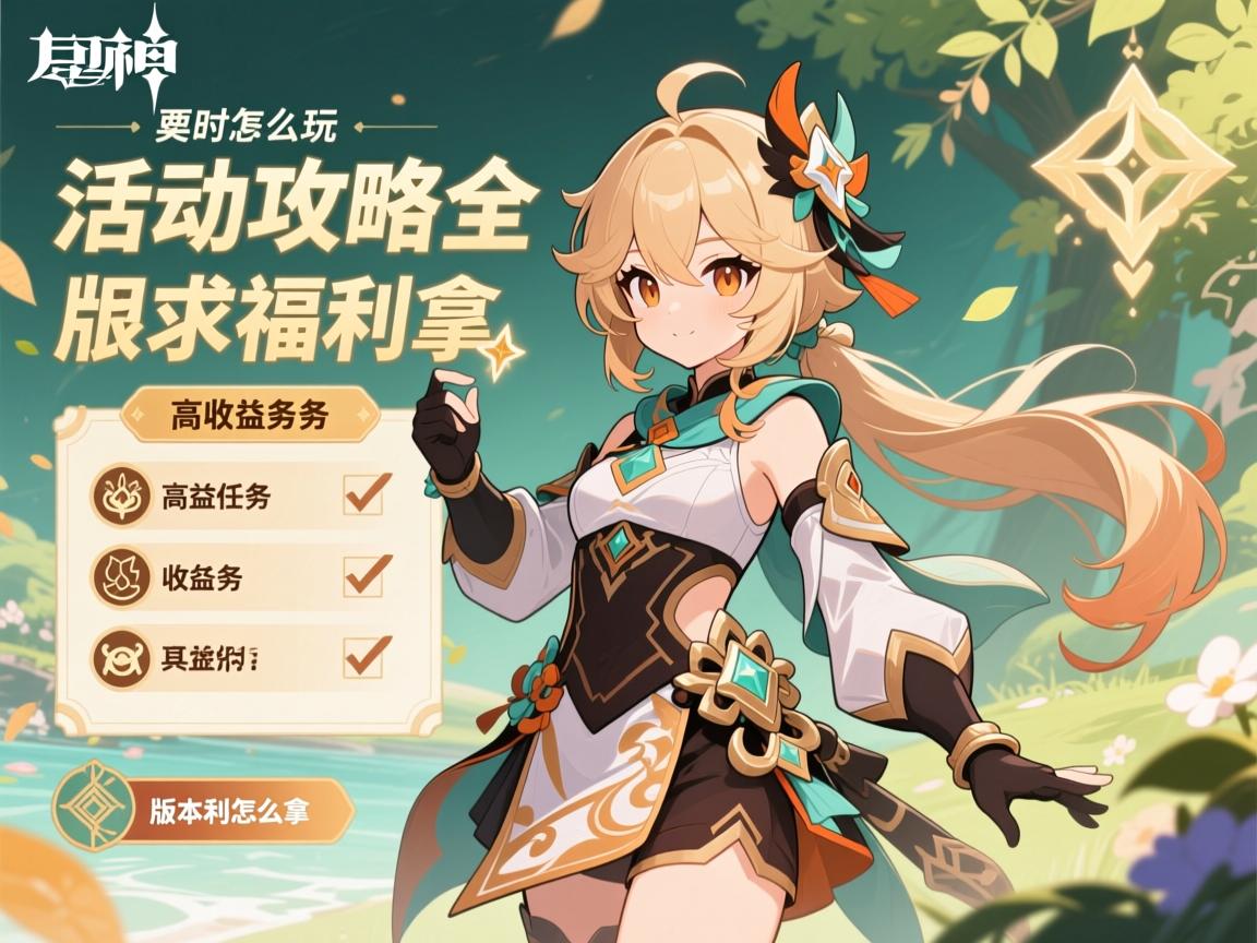 原神活动攻略全,限时活动怎么玩,高收益任务有哪些,版本福利怎么拿 原神活动攻略全,限时活动怎么玩,高收益任务有哪些,版本福利怎么拿