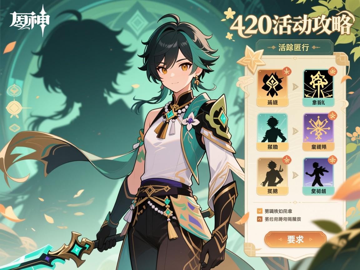 原神420活动攻略,活动前置条件是什么,谛踪匿行怎么玩,剪影辑帧如何拿满奖励 原神420活动攻略,活动前置条件是什么,谛踪匿行怎么玩,剪影辑帧如何拿满奖励