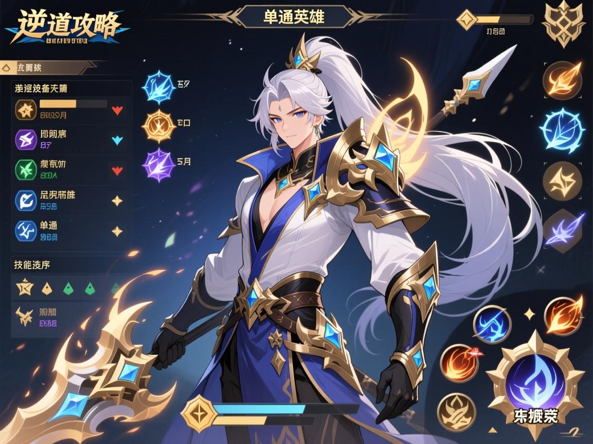 逆天问道攻略,单通英雄选择,装备获取顺序,技能加点技巧 逆天问道攻略,单通英雄选择,装备获取顺序,技能加点技巧