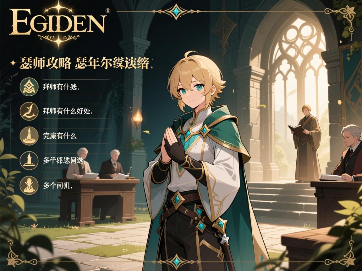 艾尔登法环拜师攻略,瑟濂支线怎么完成,拜师有什么好处,多个老师怎么选 艾尔登法环拜师攻略,瑟濂支线怎么完成,拜师有什么好处,多个老师怎么选