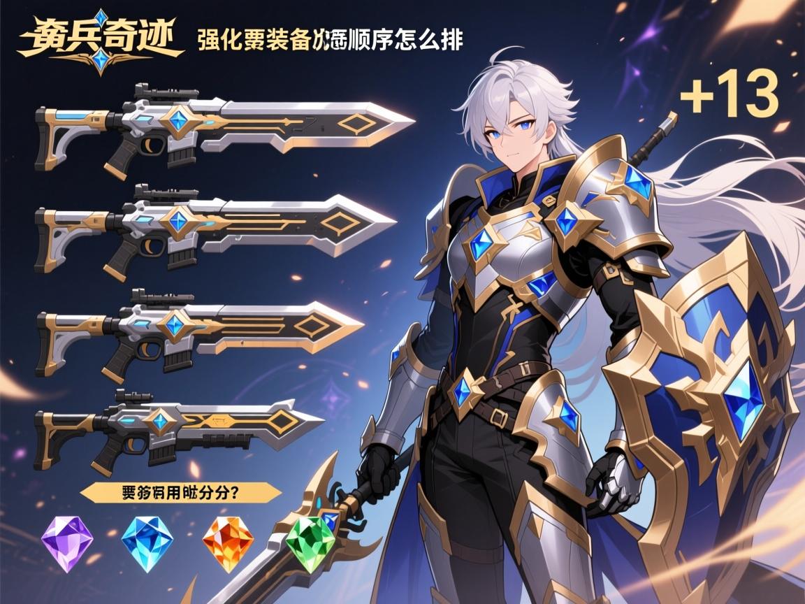 神兵奇迹强化装备顺序怎么排?+13前优先武器还是防具?宝石不够用时的资源分配策略 神兵奇迹强化装备顺序怎么排?+13前优先武器还是防具?宝石不够用时的资源分配策略