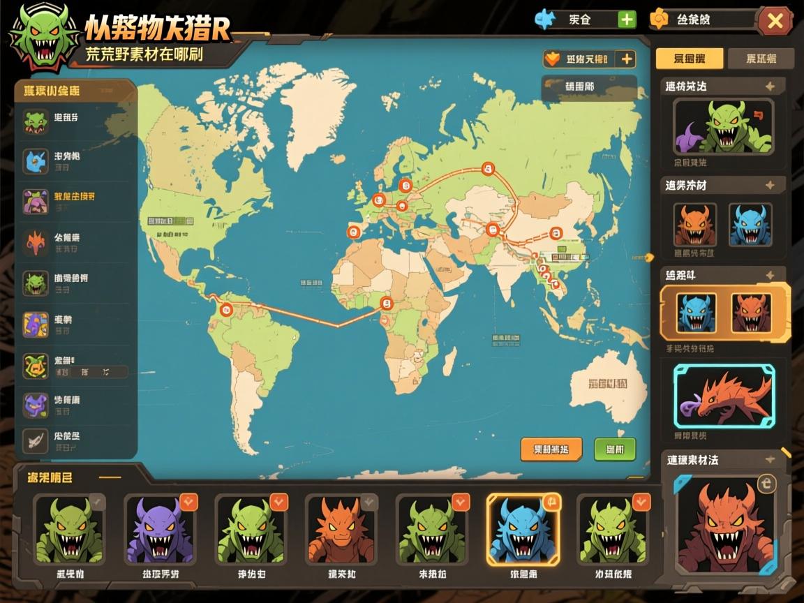 怪物猎人荒野素材在哪刷,高效采集路线是什么,速刷素材方法有哪些,资源分布图怎么用 怪物猎人荒野素材在哪刷,高效采集路线是什么,速刷素材方法有哪些,资源分布图怎么用